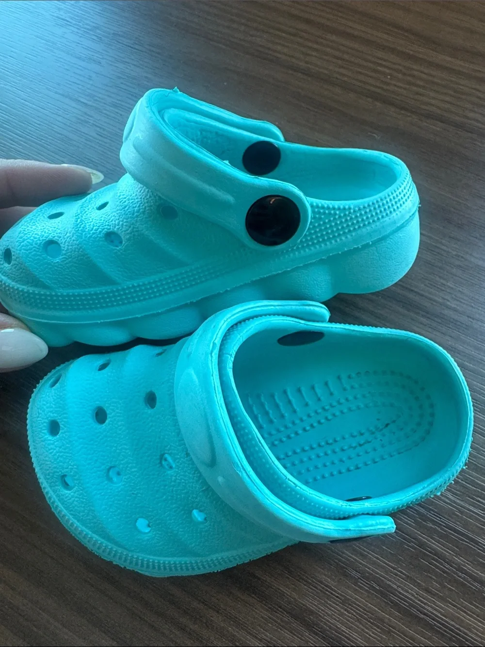 Kids Lightweight Aqua Clog Shoes
